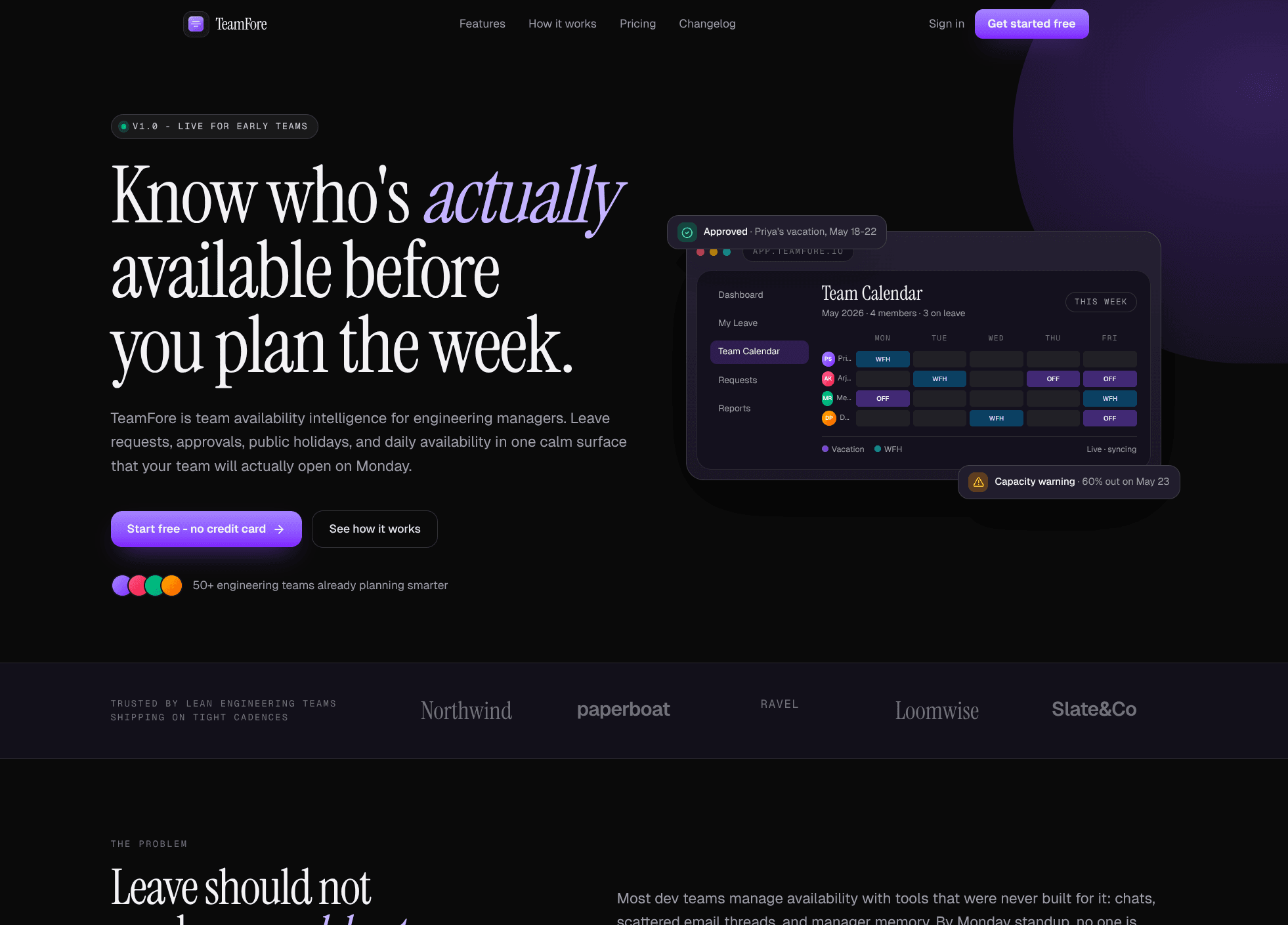 TeamFore screenshot